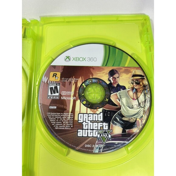 Grand Theft Auto V Xbox 360 2013 Complete with Map and Manual Tested - Picture 7 of 11